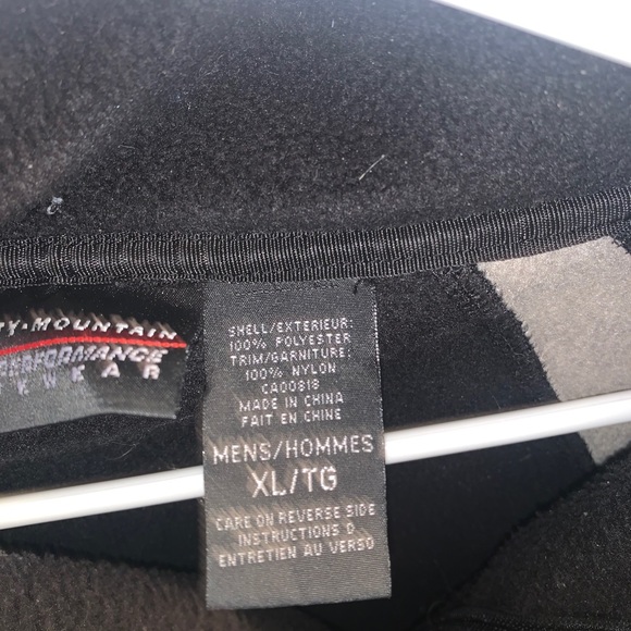 Black and Grey Quarter Zip - Picture 3 of 3